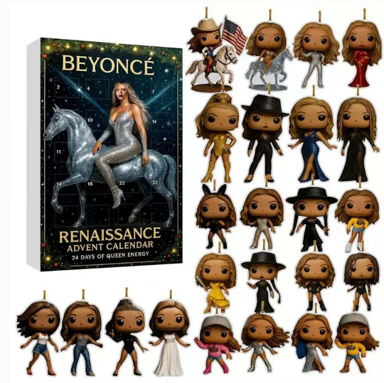 Discover Beyoncé Renaissance Acrylic Advent Calendar 24 Days of Queen Energy