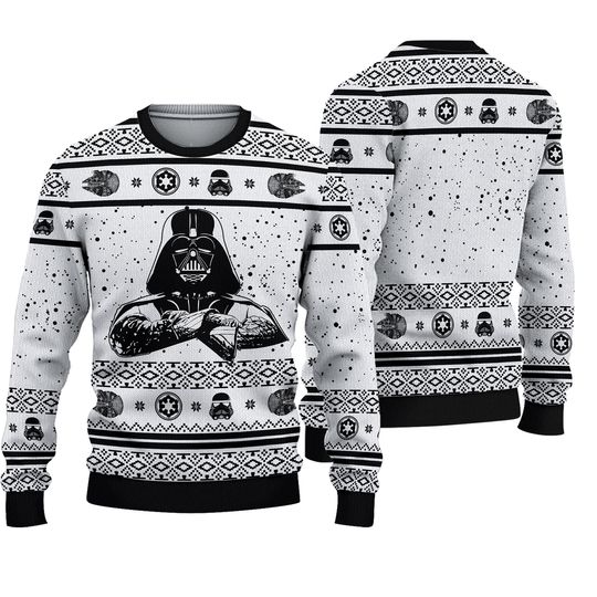 Darth Vader Ugly Christmas Sweater, StarWars Xmas Sweater, Stormtrooper Ugly Sweat Shirt