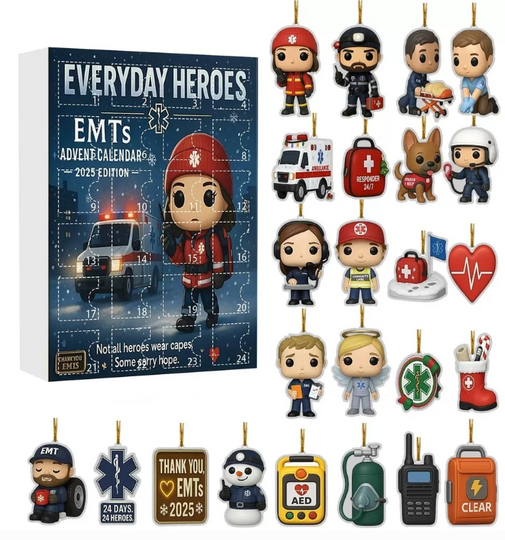 Discover Acrylic Advent Calendar Blind Box - Everyday Heroes EMTs