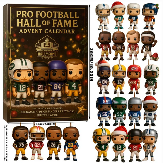 Discover football Pro Football Hall of Fame Acrylic Advent Calendar 2025
