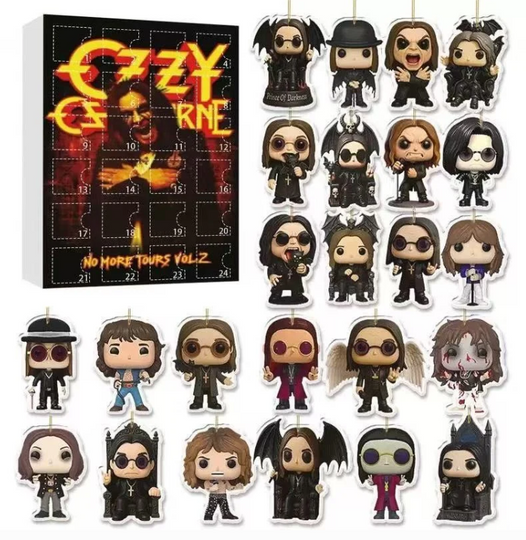 Discover Ozzy Osbourne Acrylic Advent Calendar Countdown Box