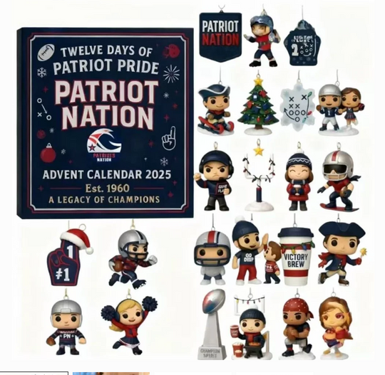 Discover Patriot Pride 12-Day Acrylic Advent Calendar Mini Figures Surprise Box