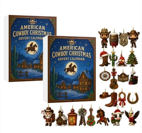 Discover American Cowboy Acrylic Advent Calendar Blind Box