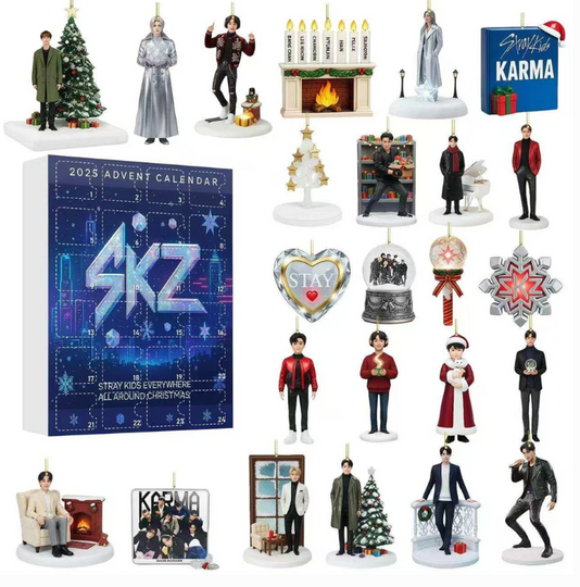 Discover SKZ Stray Kids Acrylic Advent Calendar - Christmas Decor