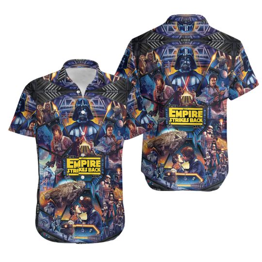 Star Wars The Empire Strikes Back Guardians Of The Galaxy Hawaiian Shirt 3D