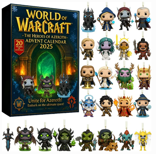 Acrylic Advent Calendar Blind Box World of Warcraft Heroes of Azeroth