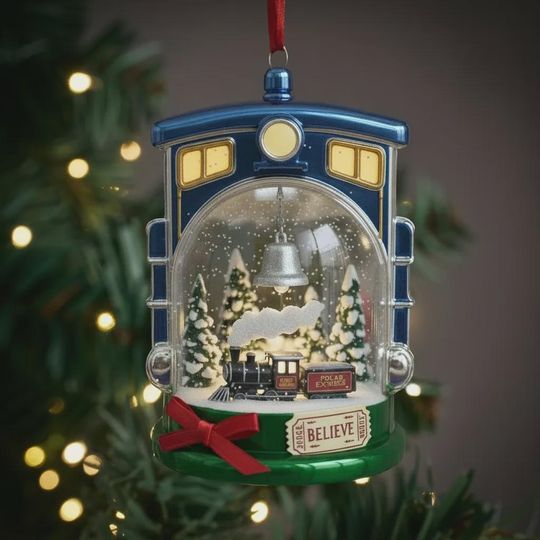 Discover Christmas Express Train Acrylic Ornament, Polar Express Train Christmas Ornament, Classic Christmas Movie Keepsake, Believe Holiday Gift