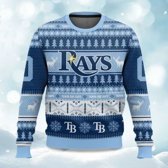 Discover Personalized Christmas Rays Baseball Ugly Sweater, Christmas Gift