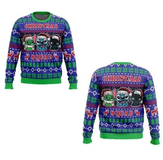 Discover Christmas Squad Ugly Christmas Sweater