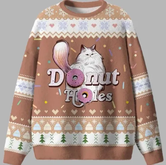 Discover Donut Holes Ugly Christmas Sweater