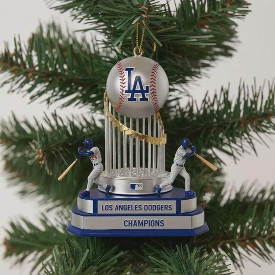 Discover D@dgers World Series Champion 2025 Ornament, Los Angeles Baseball Champs Ornament