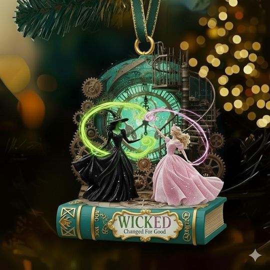 Discover Wicked Musical Christmas 2D Flat Acrylic Ornament, Changed For Good Keepsake