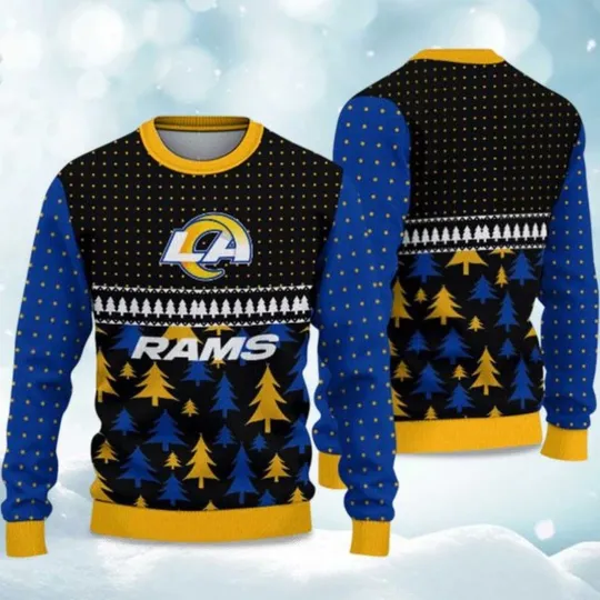 Discover Rams Festive Holiday Christmas Ugly Sweater - Christmas Gift For Men, Women 2025