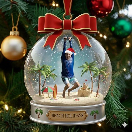 Discover Tim Robinson Christmas Ornament, I Think You Should Leave Ornament, ITYSL Funny Christmas Ornament, Snow Globe Tim Robinson Acrylic Ornament
