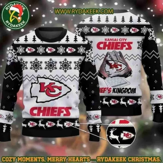 Discover football Kansas City Chief Chief Kingdom Christmas Ugly Sweater