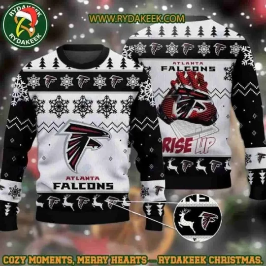 Atlanta Falcons Christmas 3D Ugly Sweater