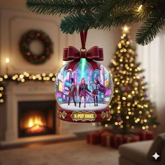 Discover Personalized Kpop Demon Hunters  Huntrix Ornament, Custom Huntrix Christmas Keepsake