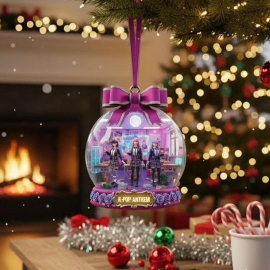 Discover Personalized Name Huntrix Ornament, KPOP Christmas Keepsake, Huntrix Ornament