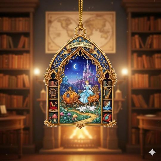 Discover Cinde Christmas Keepsake, Disney Christmas Acrylic Ornament