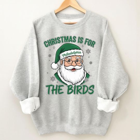 Discover Philadelphia Football Christmas Sweatshirt, Santa Fan Tee