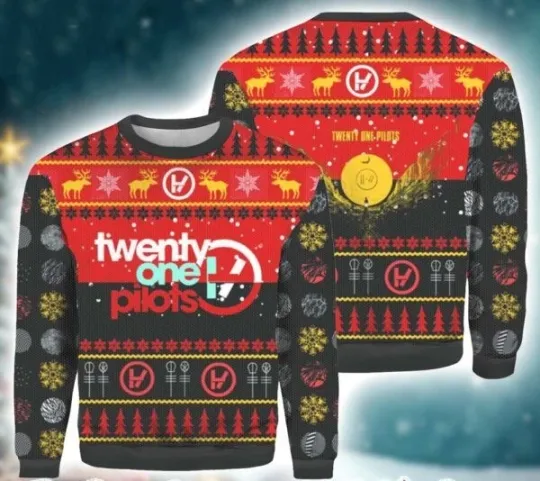 Discover Ugly Christmas Sweater Pilotss band Big Logo,Gift Idea For Fans