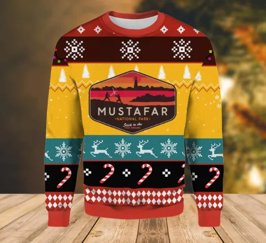 Discover Mustafa National Park Star War1 Ugly Christmas Sweater