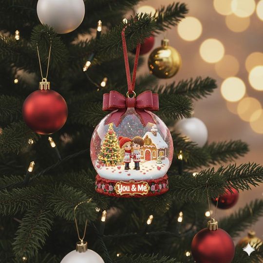 Discover Personalized Couple Christmas Ornament, Custom Couple Christmas Ornament, First Christmas Couple Ornament, Couple Keepsake,Christmas Gift