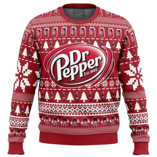 Dr Pepper Ugly Christmas Sweater