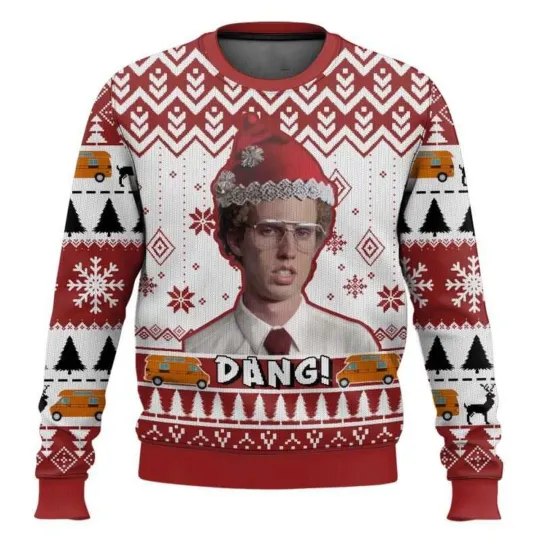 Discover Dang Napoleon Dynamite Ugly Christmas Sweater