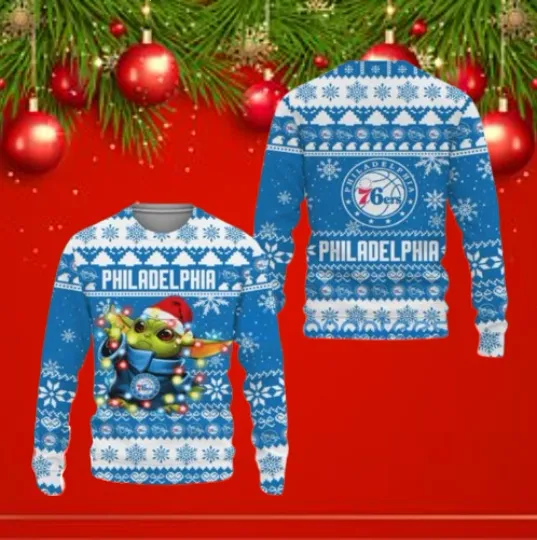 Discover Sleeve Sixers Ugly Sweater Philadelphia 76ers Ugly Sweater New Arrivals