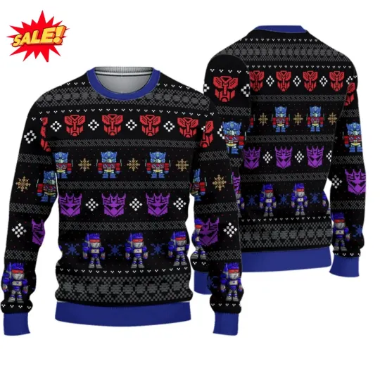 Transformer Christmas Ugly Sweater