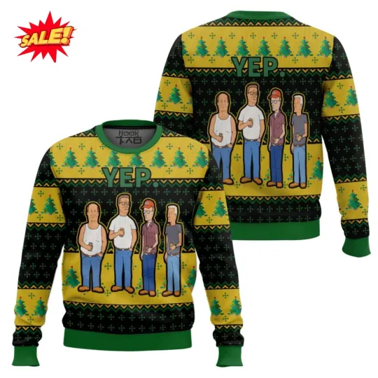 King Of The Hill Yep Ugly Christmas Sweater