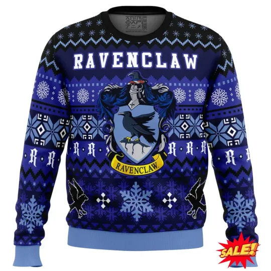 Harry Potter Ravenclaw House Ugly Christmas Sweater