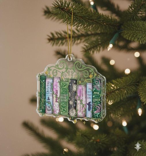 Discover Wicked Christmas Ornament, Wicked Musical Changed For Good Ornament, Wicked Book Lover Gift, Defy Gravity Broomstick Magic Wand Xmas Gift
