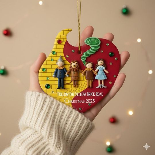 Discover Wicked Christmas Ceramic Ornament, Oz Witch Sea Glass Keepsake, Over The Rainbow Gift, Fantasy Adventure Ornament, Movie Collector Gift