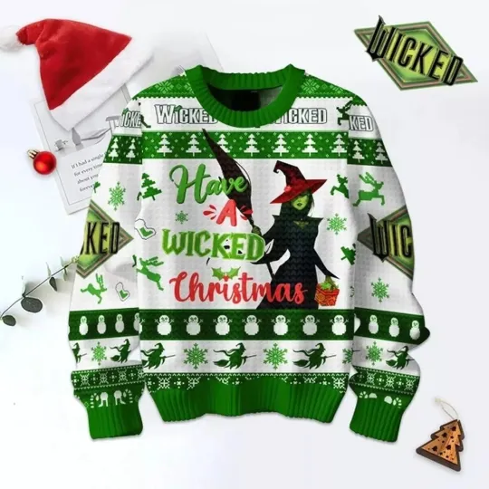 Wicked Have A Wicked Christmas Happy Holidays Christmas Ugly Sweater