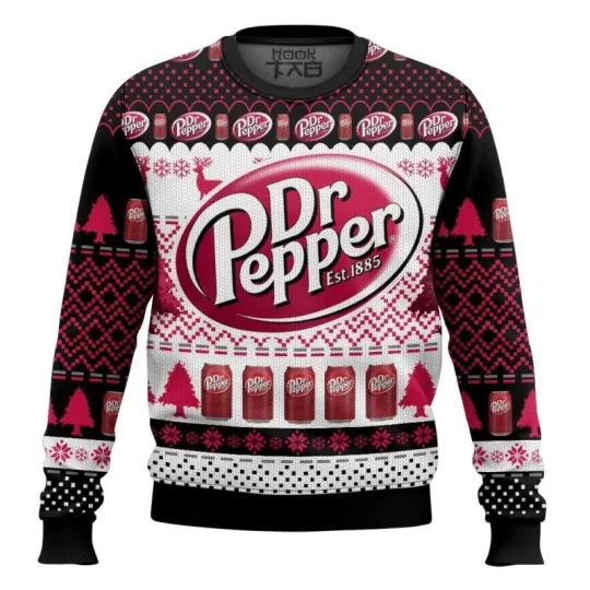 Dr Pepper Ugly Christmas Sweater