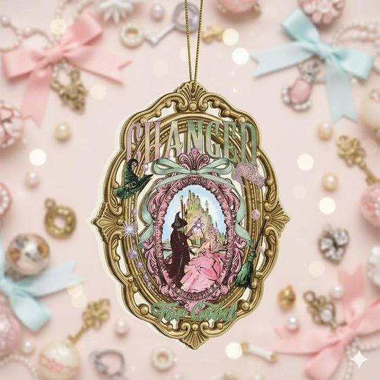 Discover Vintage Christmas Ornament: Wicked Witch Acrylic Tree Decor