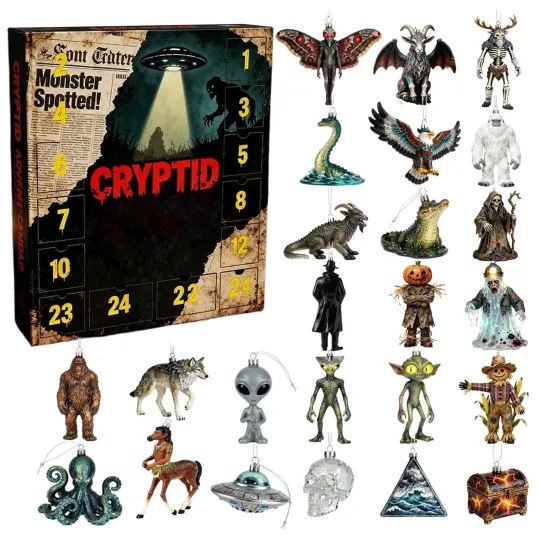Discover 24 Days The Mysterious Advent Calendar 2025 2d Collectible Ornament Fantasy Set