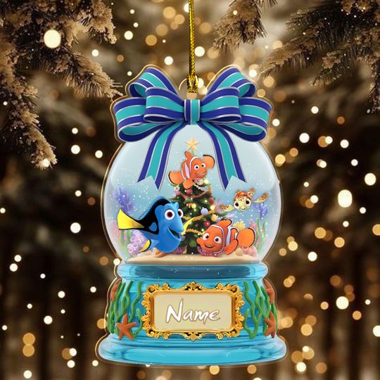 Discover Personalized Finding Nemo Dory 2D Flat Acrylic Ornament , Custom Disney Nemo Finding Dory Ornament, Disney Christmas Tree Decor