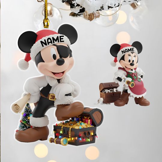 Discover Custom Disney Christmas Cruise Ornament 2025, Mickey Family Acrylic Keepsake, Very Merrytime Cruise Christmas Decoration Gift