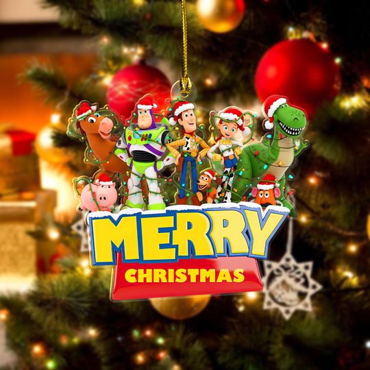 Discover Custom Disney Toy Story Christmas Ornament, Toy Story Characters Xmas Keepsake, Woody Ornament
