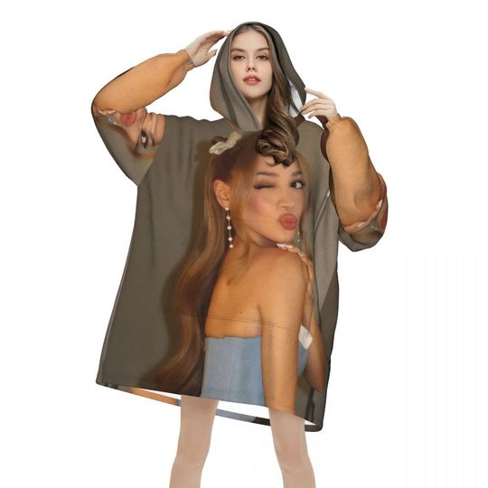 Discover Oversized Ayliva Singer Tour 2025 Wearable Blanket Winter Gifts for Women Ultrasoft Plush Warm Sweatshirt Blankets With Pocket