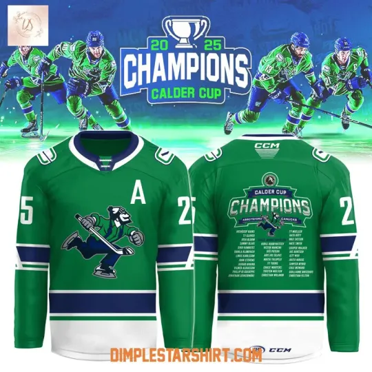 Discover Abbt CCM AHL Calder Cup Champions 2025 Hockey Jersey Reprint