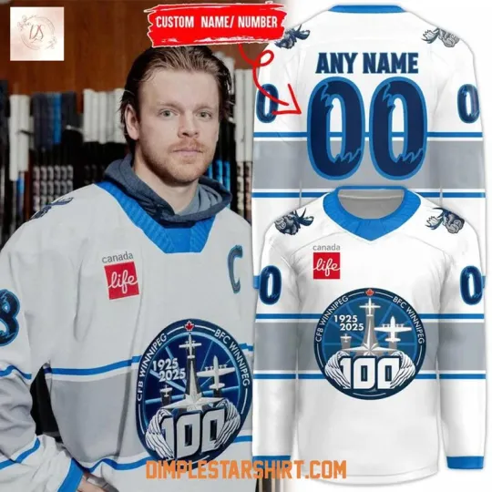 Discover Mani 100 Years Anniversary Hockey Jersey Reprint, Gift For Fans, Christmas Gift