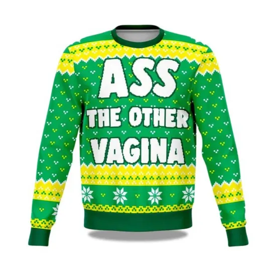 Discover 2025 Ass The Other Vagina Christmas Ugly Sweater - Christmast gift