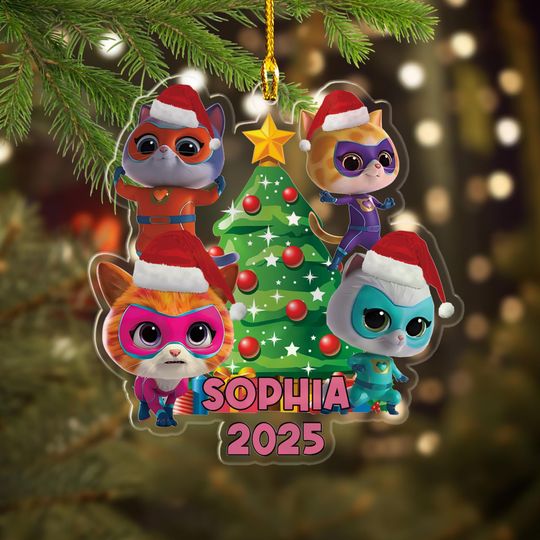 Discover Personalized SuperKitties Ornament, Cute SuperKitties Christmas Ornament, SuperKitties Acrylic Ornament 2025, Custom SuperKitties Ornament