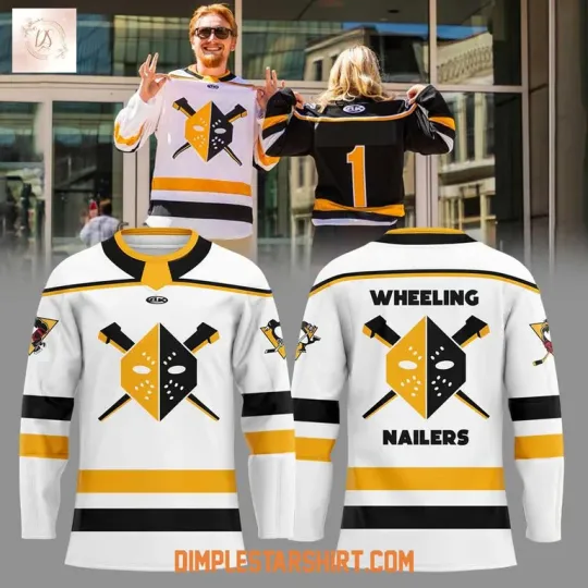 Discover Wheel Our 2025-26 Replica White Hockey Jersey Reprint, Gift For Fans, Christmas Gift