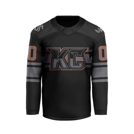 Discover Personalized Kansas City Mavericks 2025/26 Blackout Hockey Shirt Men's Fan Gear