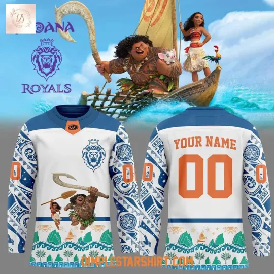 Discover ReadR Moana Hockey Jersey Reprint, Gift For Fans, Christmas Gift